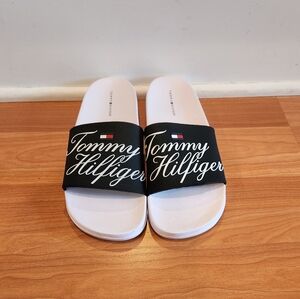 Brand new size 9 Tommy Hilfiger slides